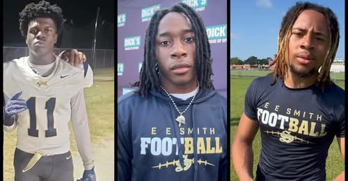 Trevor Merritt, Jaihyon Elliott, & Nick Williams Fayetteville, NC Teen Tragedy: Three E.E. Smith High School Football Players Killed After Car Slams into Telephone Pole on Rosehill Road