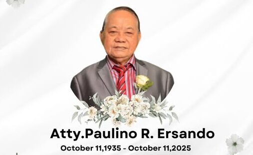Atty. Paulino R. Ersando Zamboanga City] Obituary – Atty. Paulino R. Ersando, A Lawyer and Man of Integrity Passes Away, Leaving Behind Legacy of Service and Honor — Read The Full Story